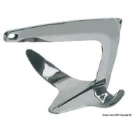 Ancora Trefoil® in acciaio inox AISI 316 lucidato a specchio