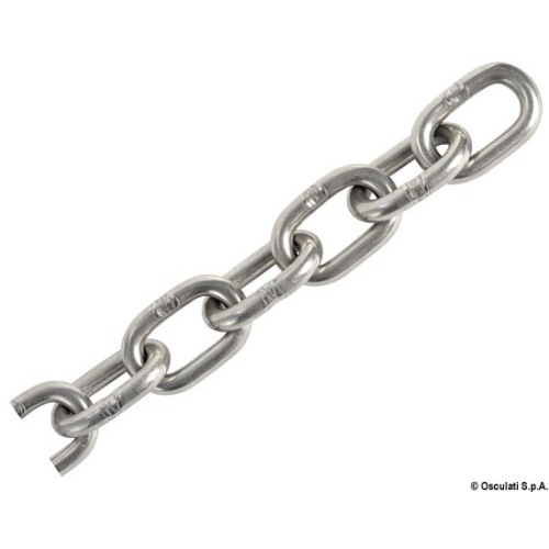 Catena a maglia genovese in acciaio inox AISI 316