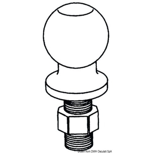 Sfera per gancio traino