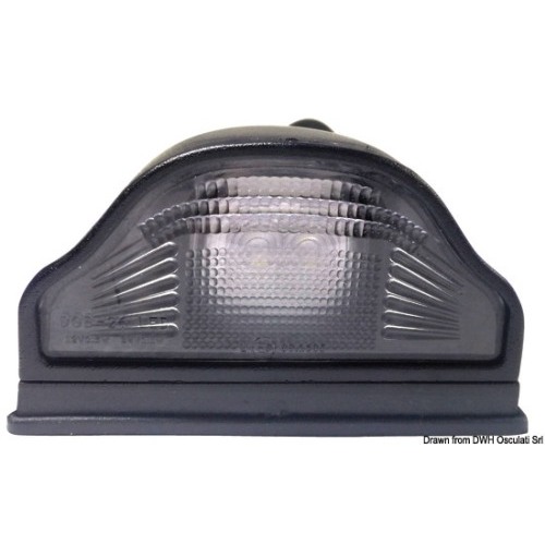 Fanale posteriore LED per targa