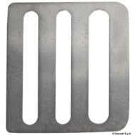 Fibbia inox a 3 passaggi in acciaio inox