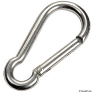 Moschettone in acciaio inox AISI 316 con chiusura senza sporgenza