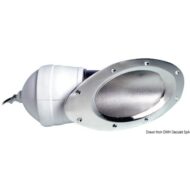 Coppia fari da murata ad incasso completi di bulbo stagno Sealed Beam da 4