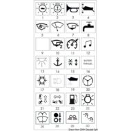 Bascule con simbologia illuminata per interruttori Marina R