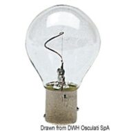 Lampadina a filamento verticale poli disassati