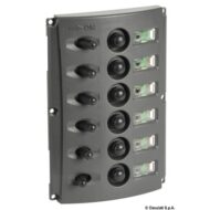 Pannelli elettrici con fusibili automatici e doppio LED