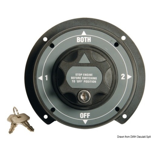 Interruttore/deviatore per batterie Heavy Duty
