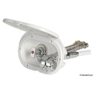 Box doccia Oval con miscelatore e doccia a pulsante Desy