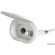 Box doccia con doccia a pulsante Mizar con interruttore stagno acceso/spento