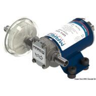Elettropompa autoadescante con ingranaggi in bronzo per travaso gasolio, antigelo, acqua