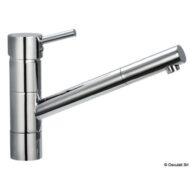 Miscelatore ceramico girevole Diana, getto orientabile, collo lungo per lavelli cucina