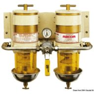 Filtro RACOR - Versione doppia con valvola di selezione