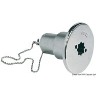Tappo carburante in Acciaio Inox AISI 316 microfuso lucidato a specchio a bassa sporgenza
