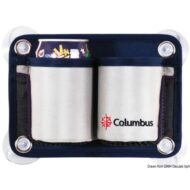 Tasca portabicchieri/portalattine bi-posto COLUMBUS
