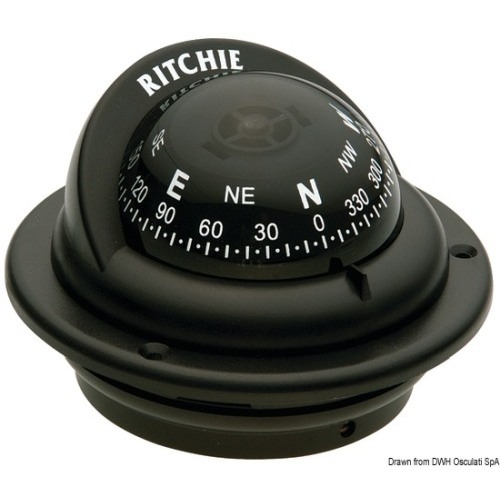 Bussole RITCHIE Trek 2'' 1/4 (57 mm) con compensatori e luce