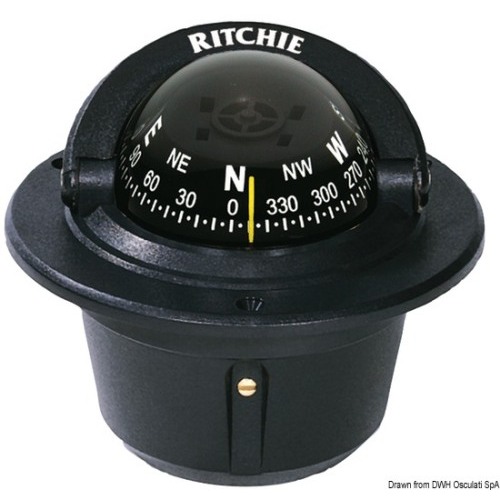 Bussole RITCHIE Explorer 2'' 3/4 (70 mm) con compensatori e luce