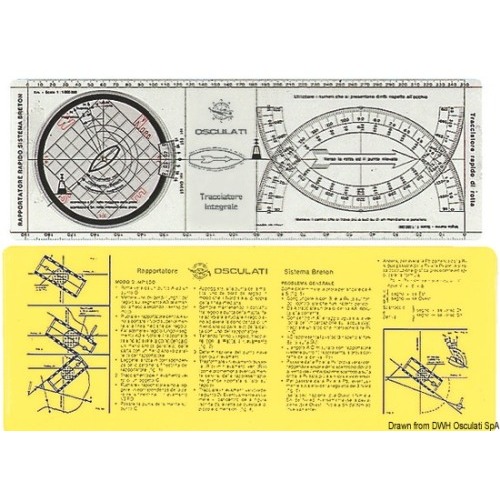 Regolo-rapportatore Tracciatore Integrale