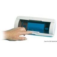 Frontalino per radio con apertura smorzata con pulsante soft