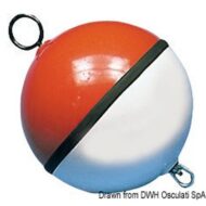 Boa in ABS bicolore bianco/rosso