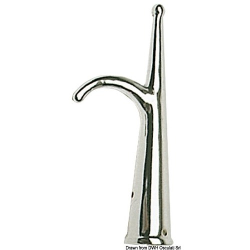 Gancio daccosto in ottone cromato