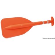 Mini pagaia tritelescopica di emergenza