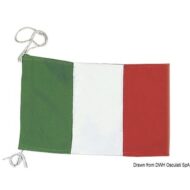 Bandiera di cortesia Italiana in stamina di poliestere