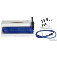 Contenitore con tubo acqua spiralato