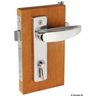 Con blocco dall'interno e sblocco di emergenza dall'esterno (per WC e cabine)