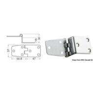 Cerniera a sbalzo 2 mm