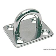 Piastrina rettangolare con anello