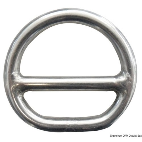 Anello mezzo tondo con barretta per zerli