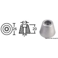 Anodo ricambio elica prua/poppa per Side-Power (Sleipner)