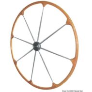 Timone con cerchio esterno in teak