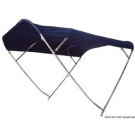 Capottina parasole pieghevole SHADE MASTER FLY INOX DEEPTH, 4 archi