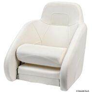 Sedile anatomico imbottito con flip up H54
