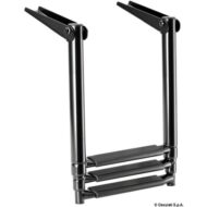 Scaletta telescopica per plancetta Total Black nera