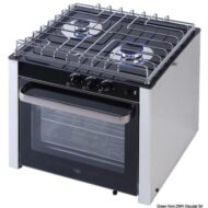 Cucina a gas con forno a snodo cardanico