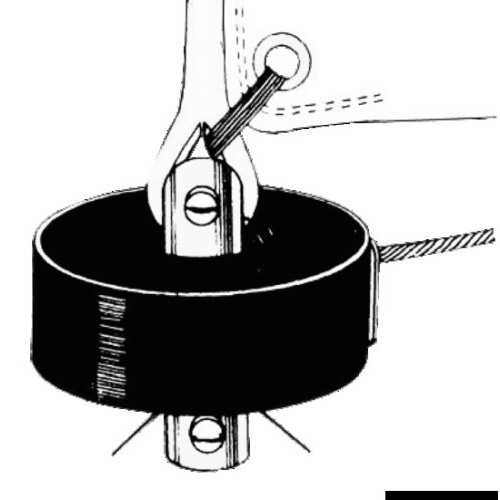 Girafiocco con ritorno manuale a cimetta SEA SURE