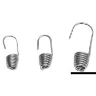 Gancio e graffa ad anello in acciaio inox