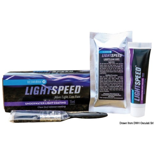 Vernice antiaderente siliconica per luci subacquee LIGHTSPEED by Oceanmax