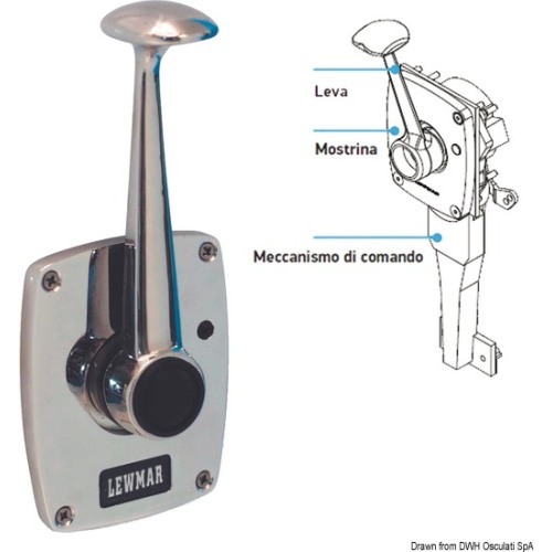 Kit controllo motore LEWMAR a leva singola