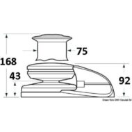 Verricello LEWMAR V2 basso/alto (700 W)