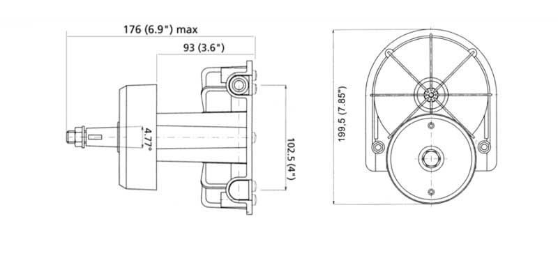 TIMONERIA ULTRAFLEX T 85 COPRIMOZZO NERO - immagine 3